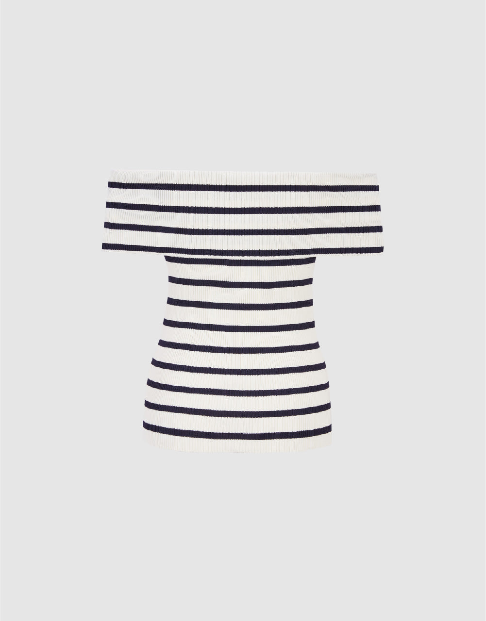 Striped Sleeveless Knitted Top