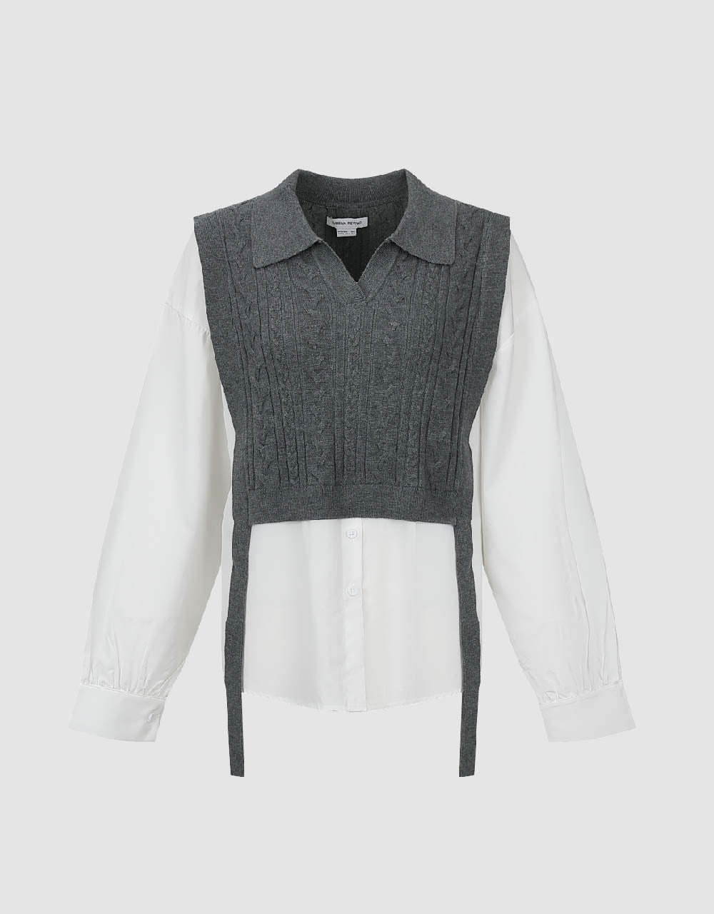 2 In 1 Knitted T-Shirt