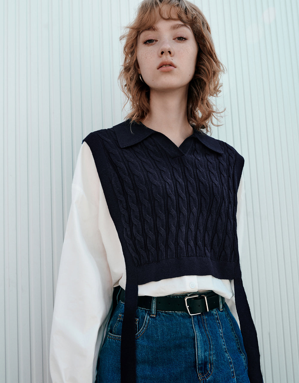 2 In 1 Knitted T-Shirt