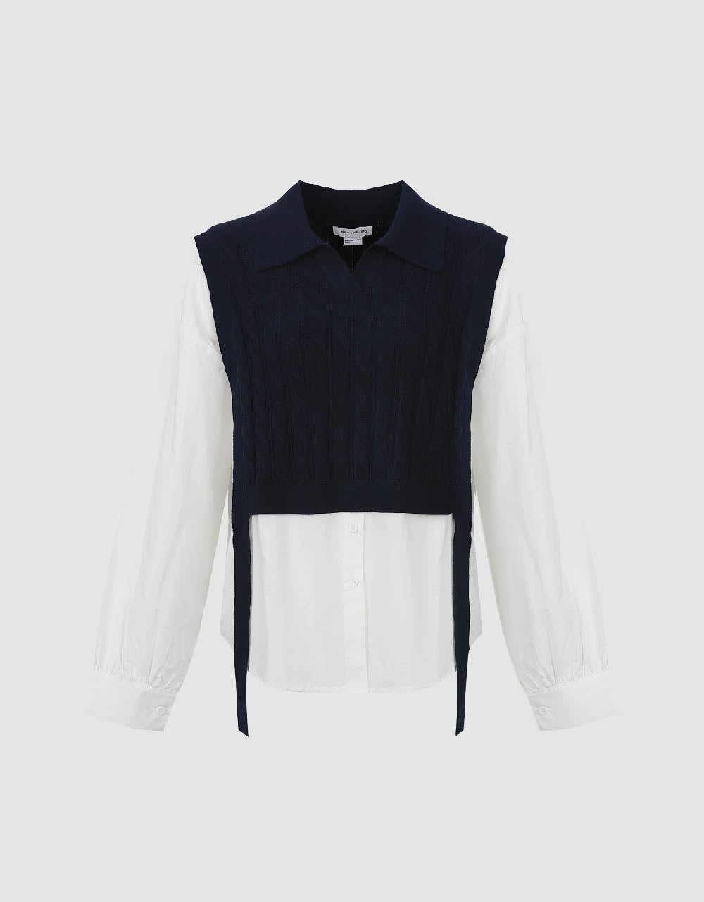 2 In 1 Knitted T-Shirt