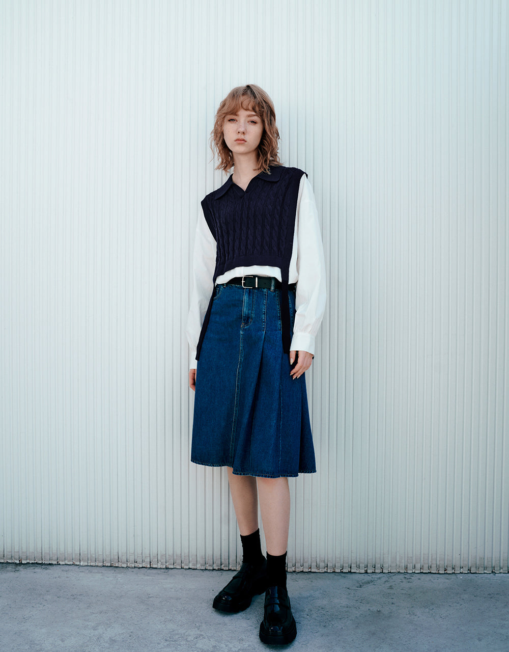 2 In 1 Knitted T-Shirt