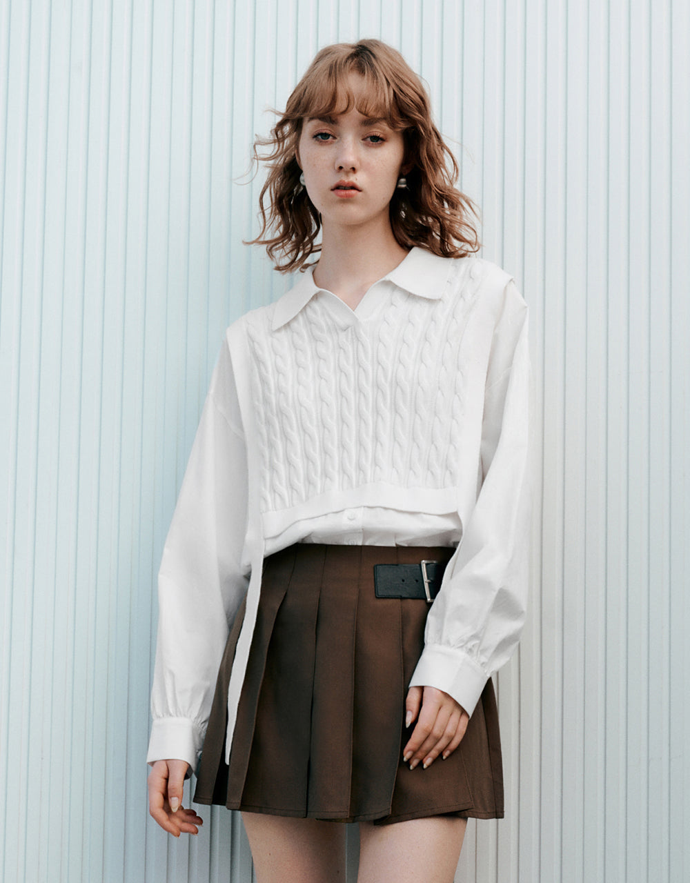 2 In 1 Knitted T-Shirt