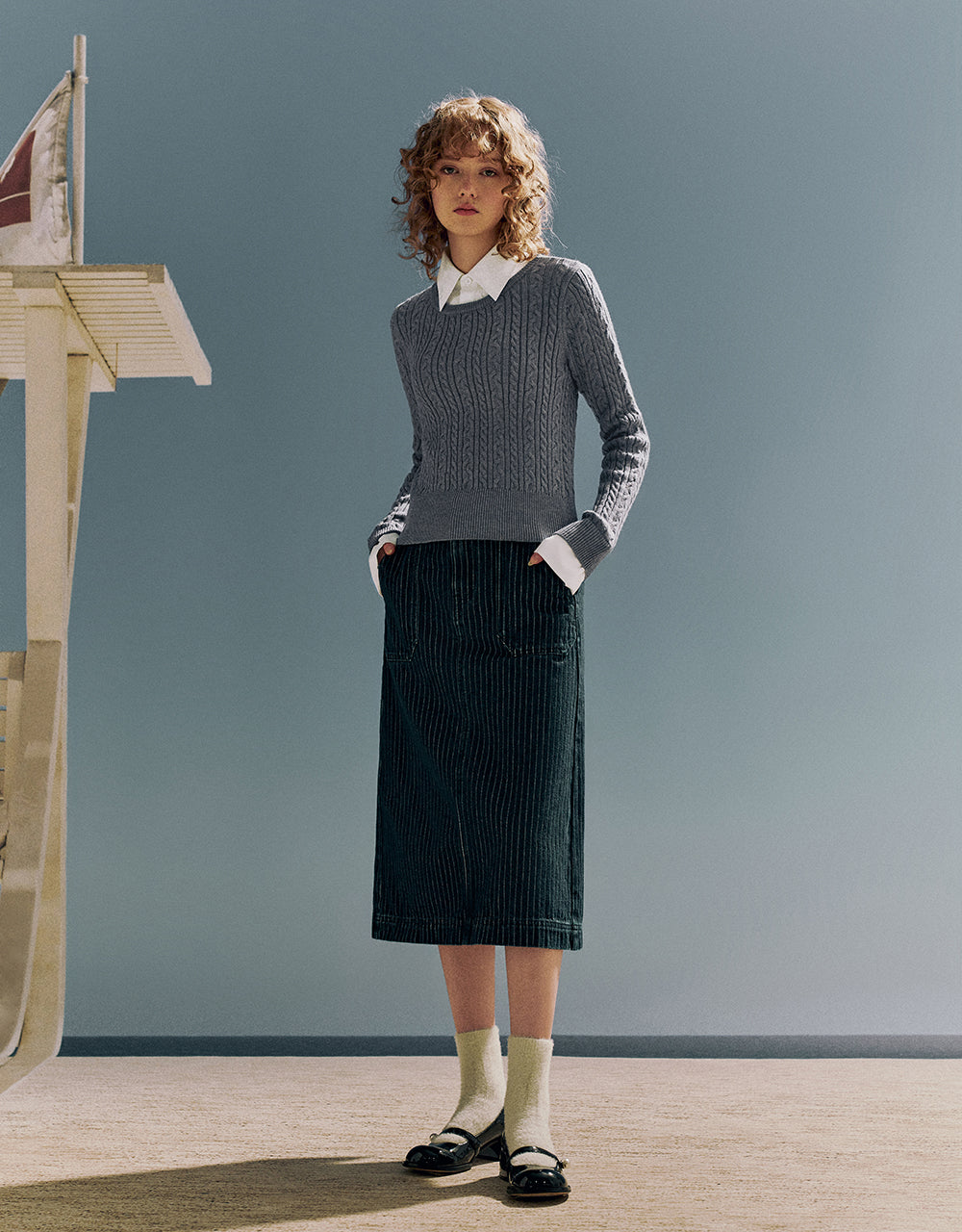 2 In 1 Knitted T-Shirt