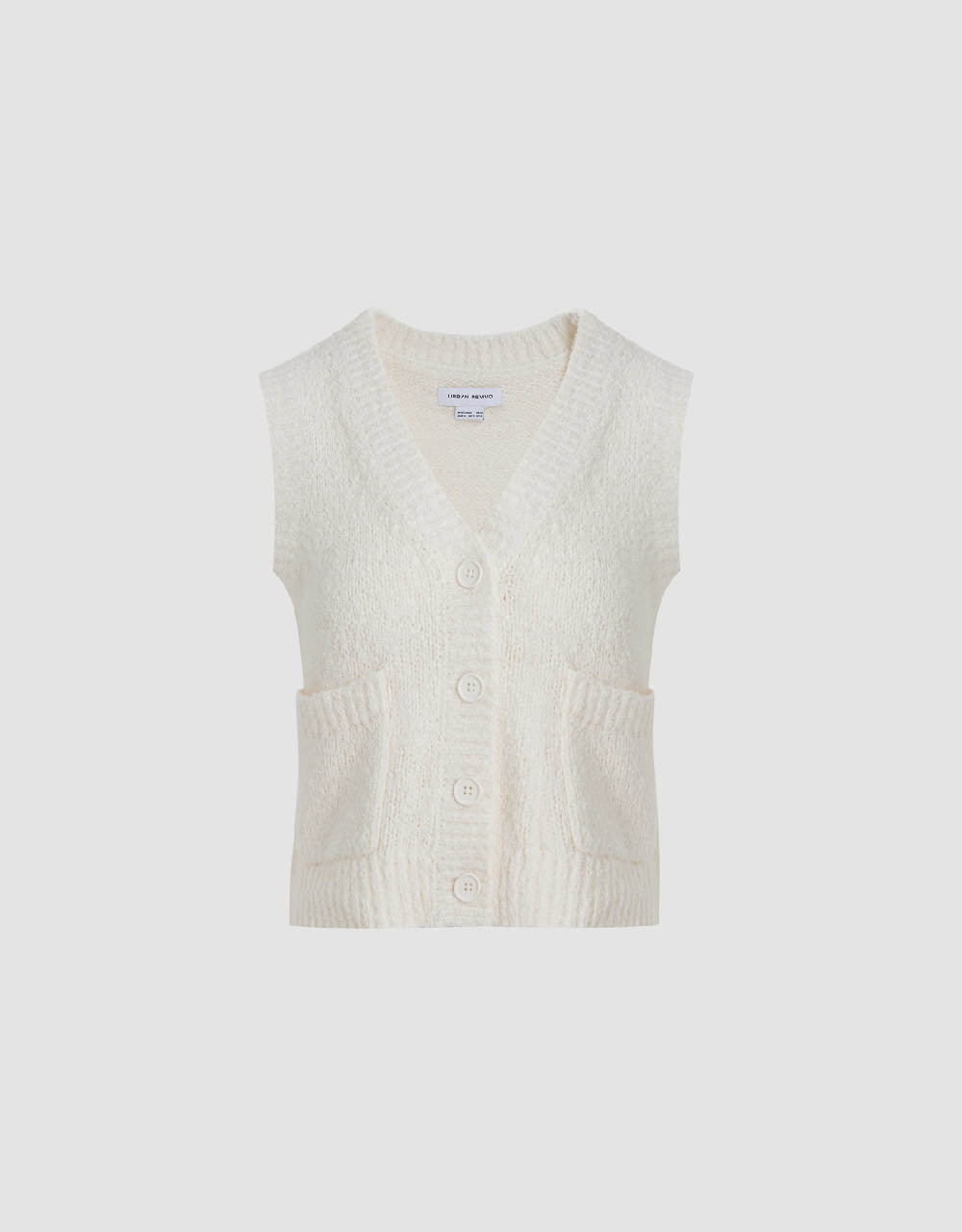 V-Neck Knitted Waistcoat