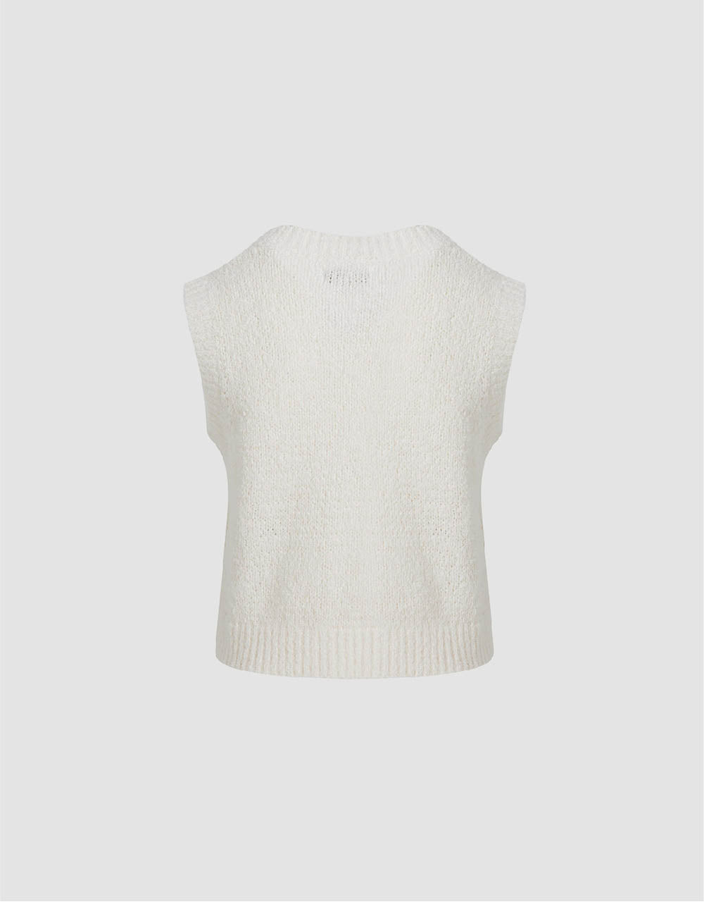 V-Neck Knitted Waistcoat