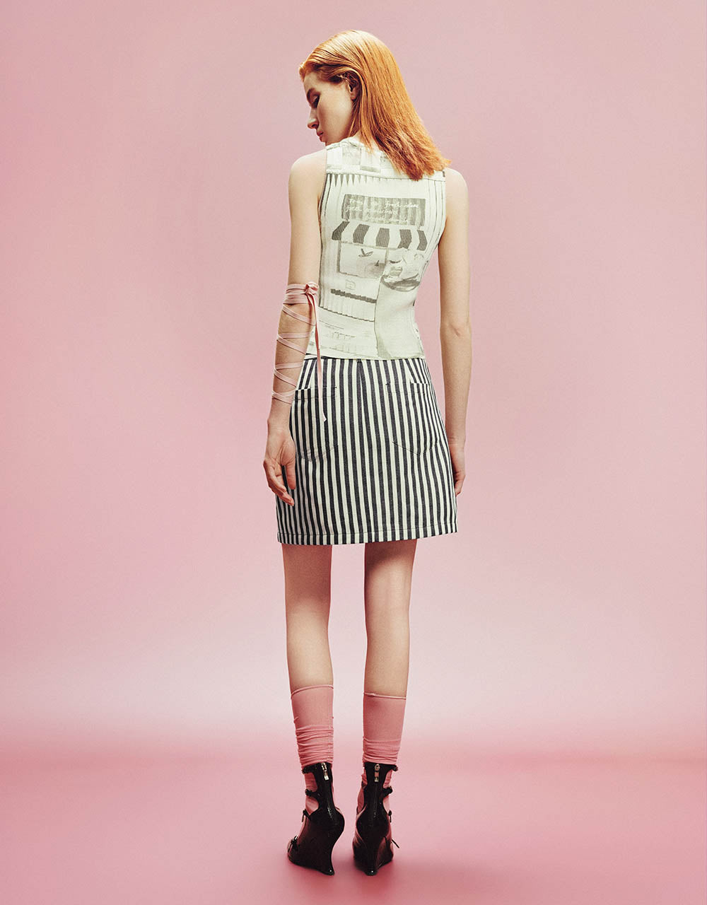 Crew Neck Knitted Tank Top
