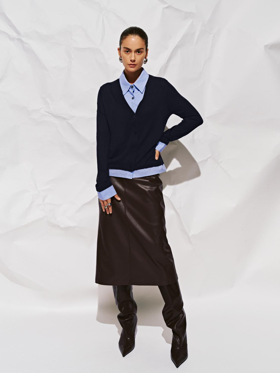 2 In 1 Knitted Cardigans