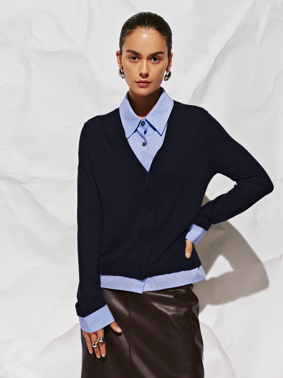 2 In 1 Knitted Cardigans