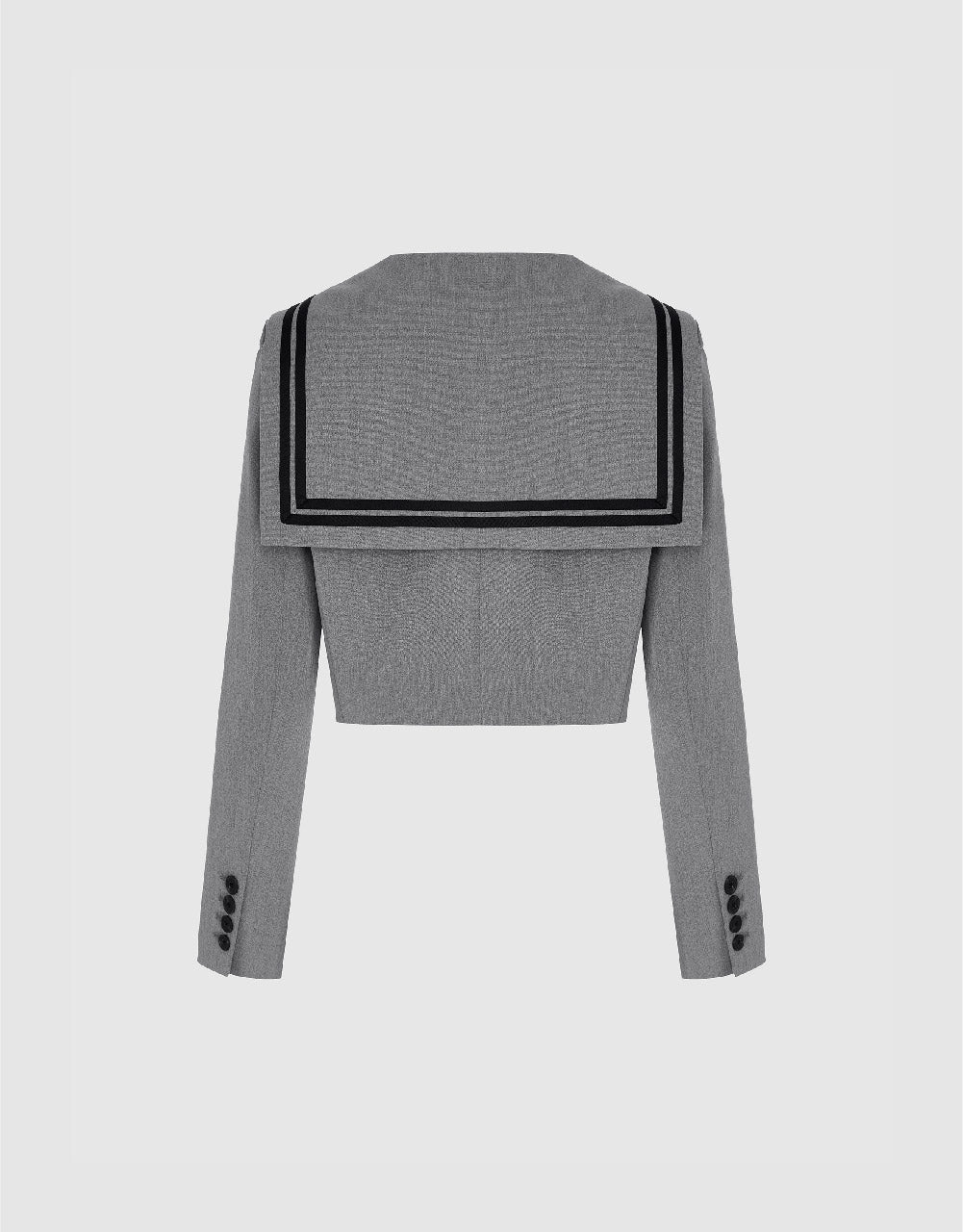 Bow Neck Straight Blazer