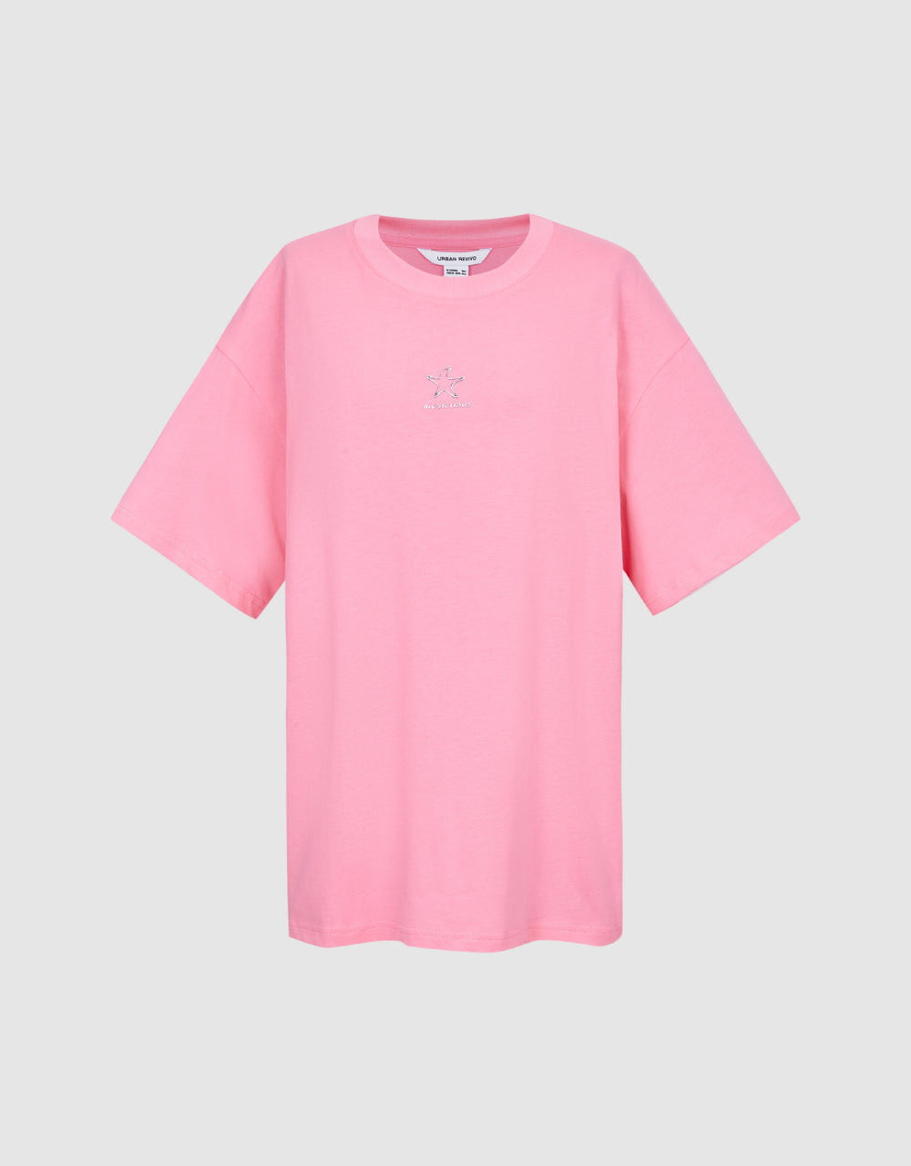 Drop Shoulder Sleeve Crew Neck Loose T-Shirts