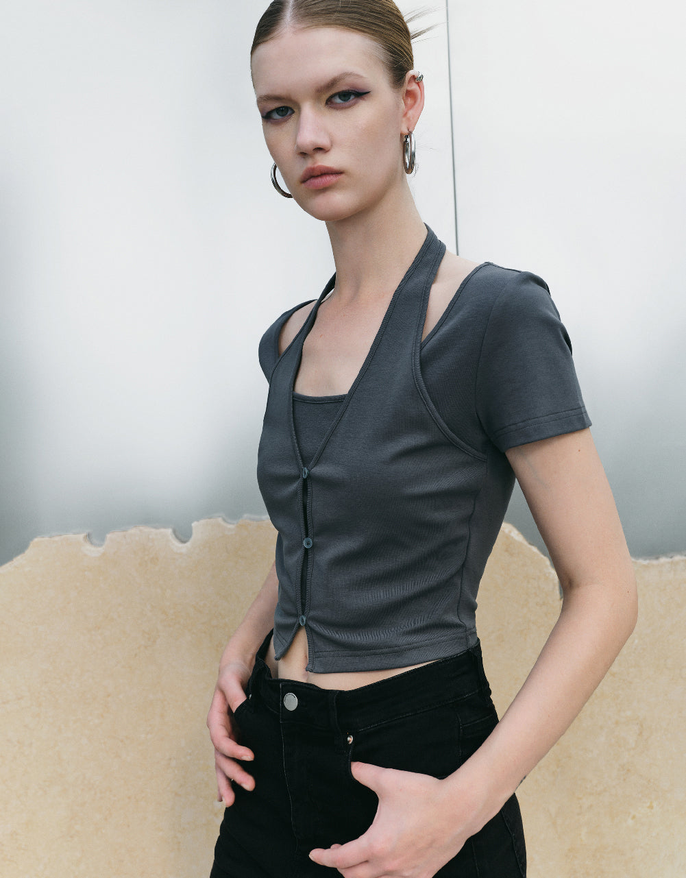 Short Sleeve V-Neck T-Shirt