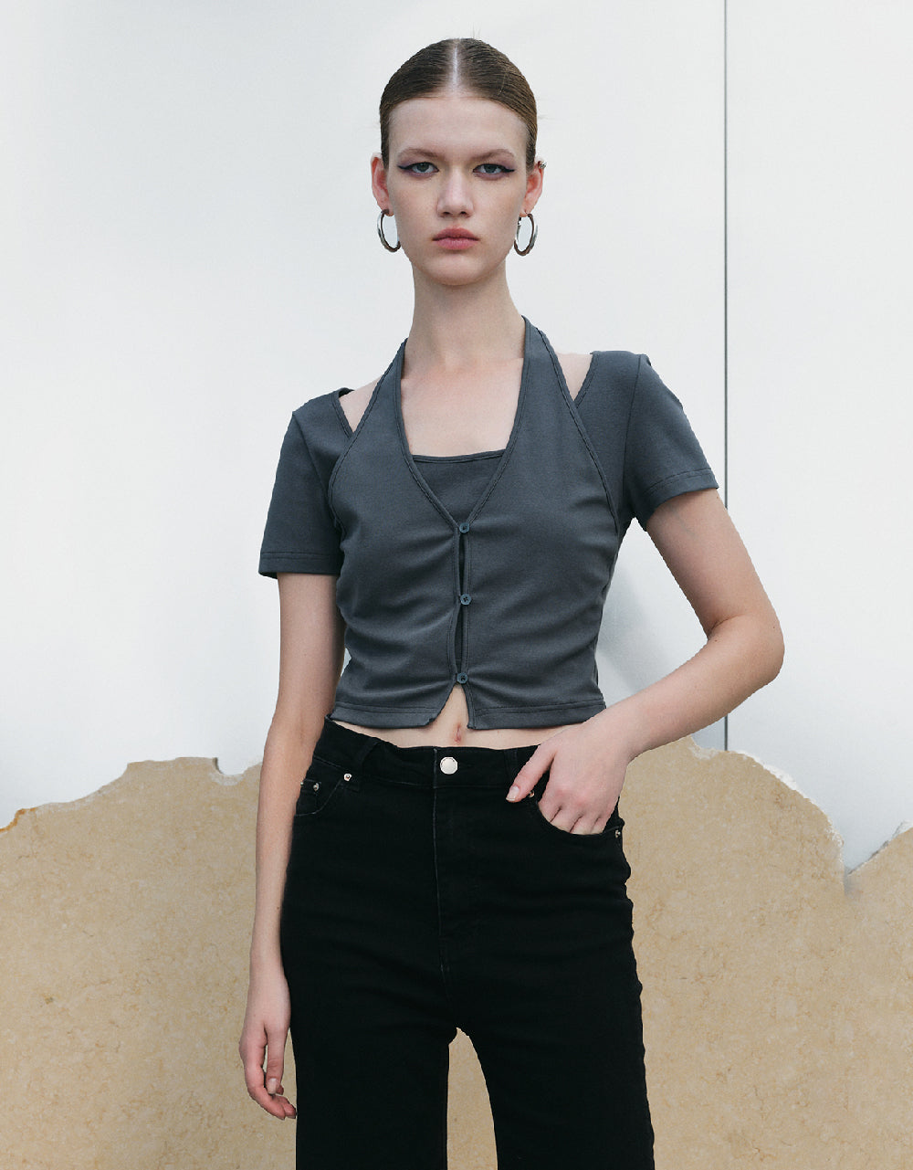 Short Sleeve V-Neck T-Shirt