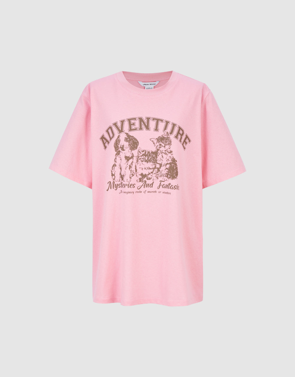 Pets Printed Crew Neck T-Shirt