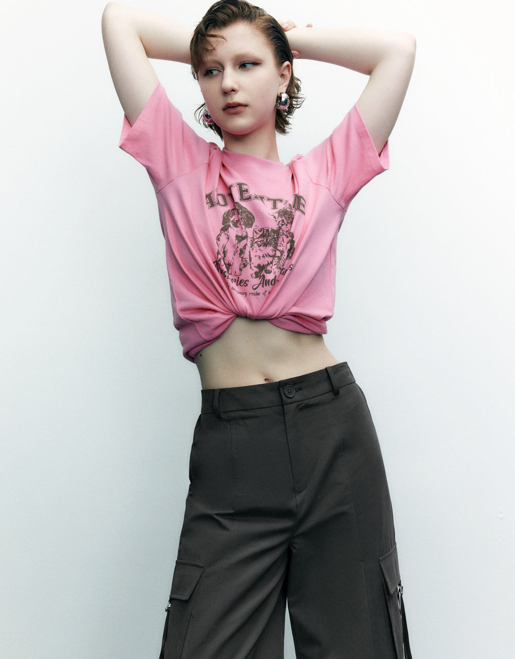 Pets Printed Crew Neck T-Shirt