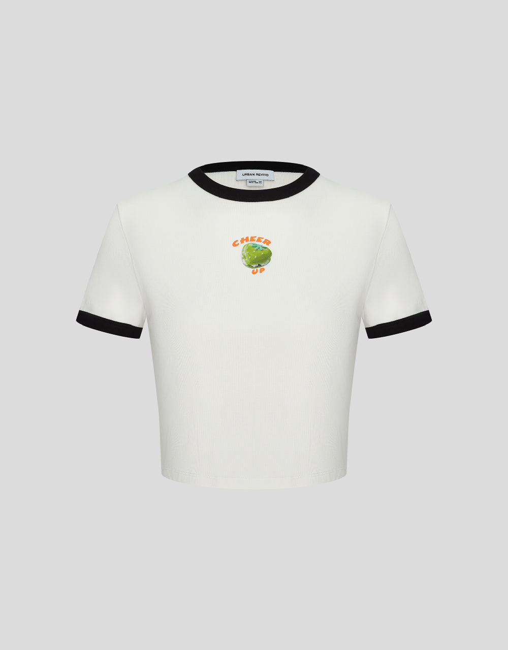Printed Crew Neck Straight T-Shirt