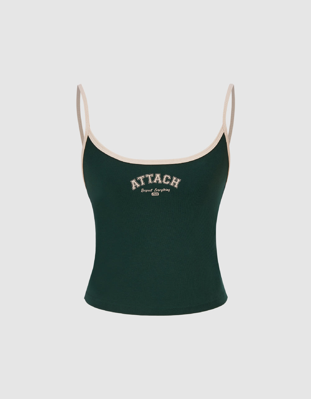 Printed U Neck Tank Top