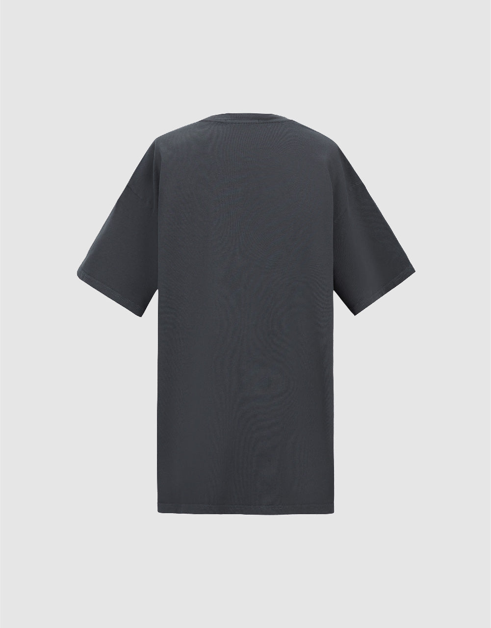 Abstract Embossed Crew Neck Loose T-Shirt