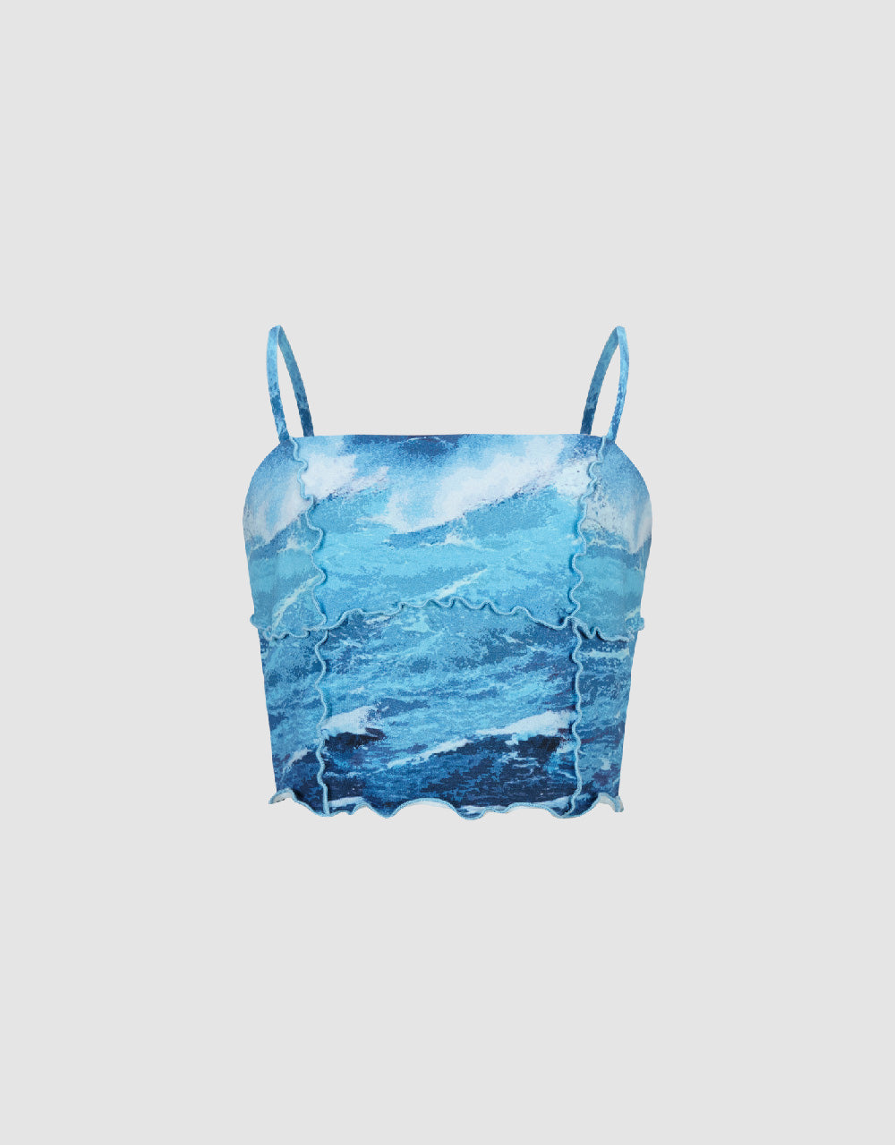 Wave Printed Cami Top