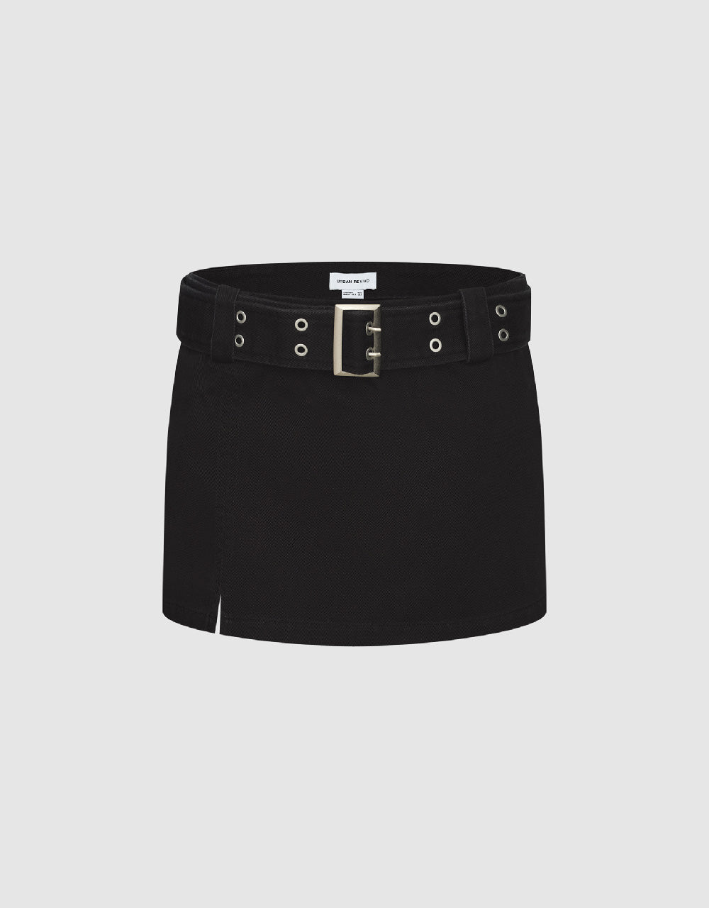 Mini A-Line Skirt With Belt