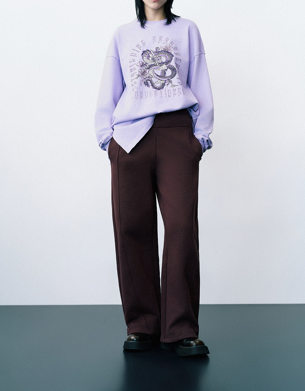 Knitted Wide-Leg Pants