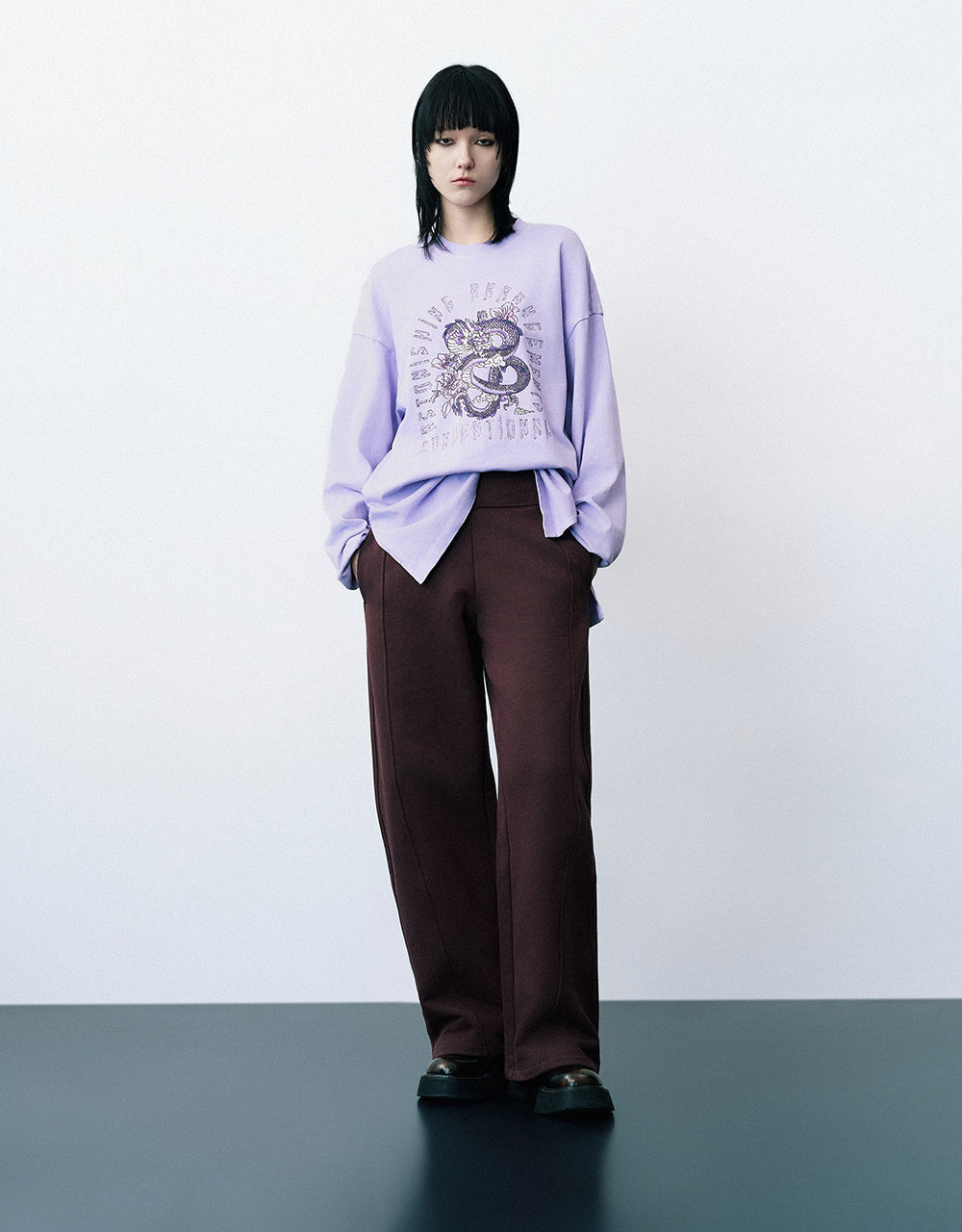 Knitted Wide-Leg Pants