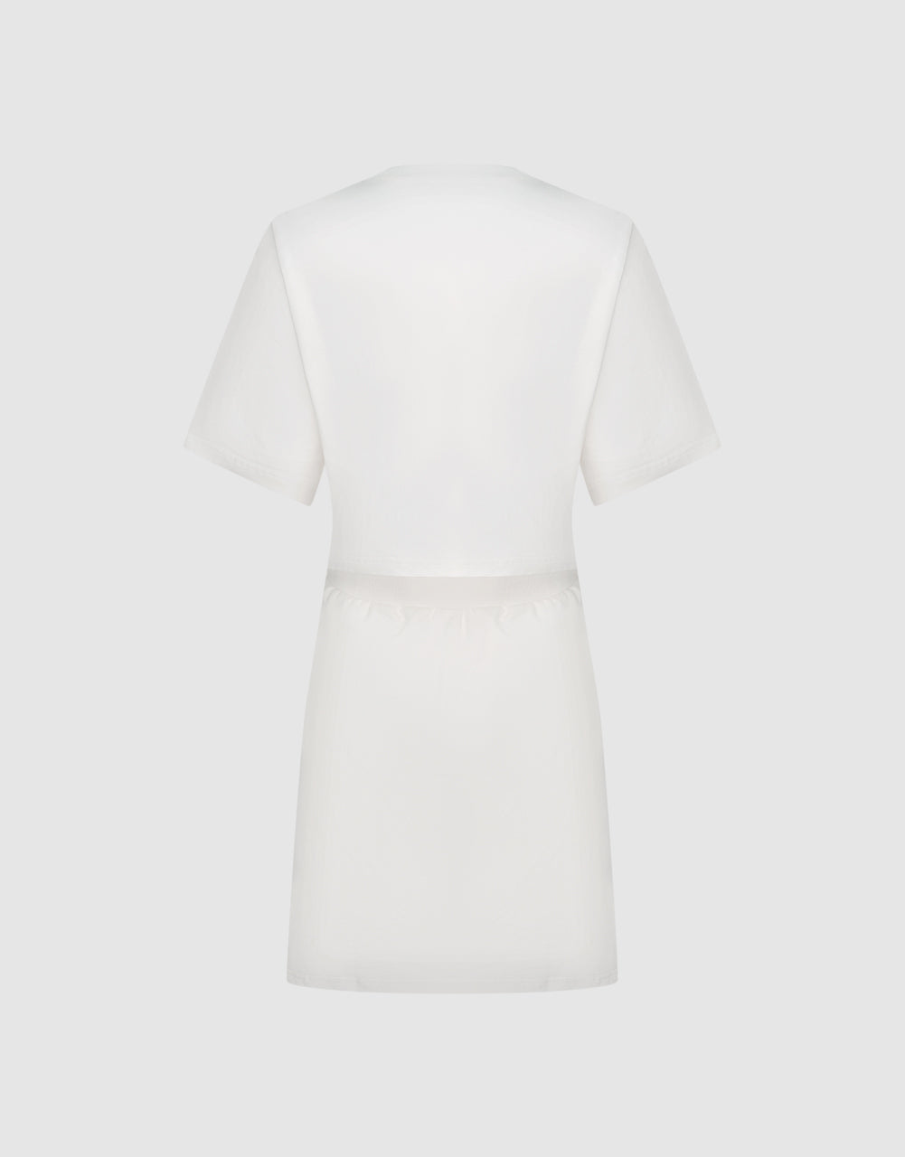 Letters Printed Crew Neck Dress