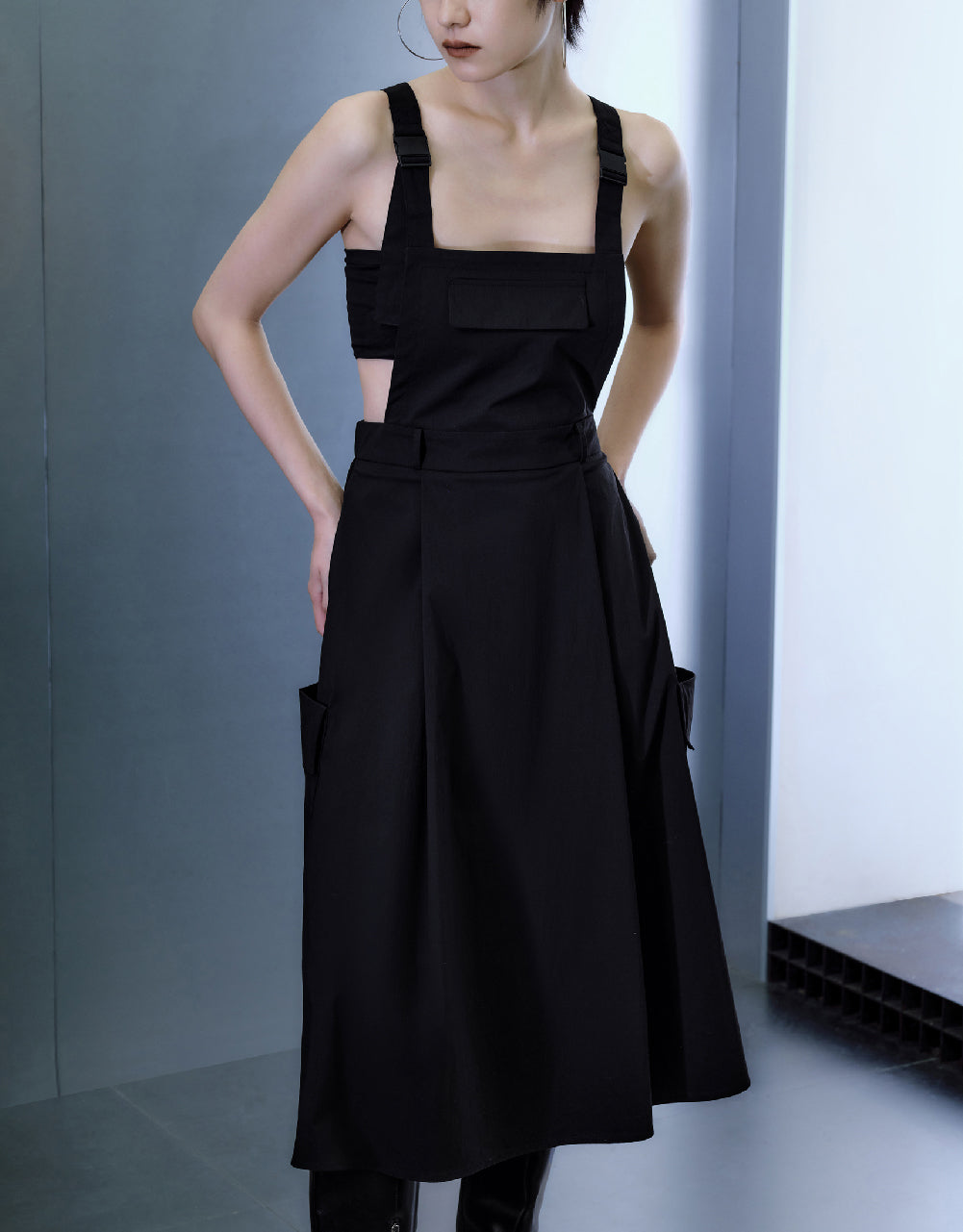 Sleeveless A-Line Dress