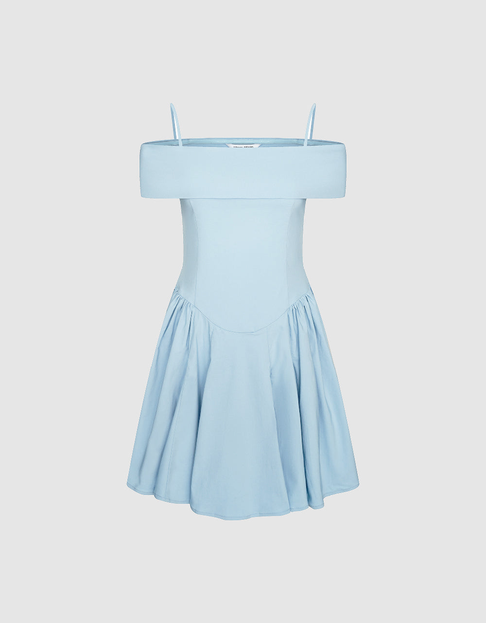 Sleeveless Off-Shoulder A-Line Dress