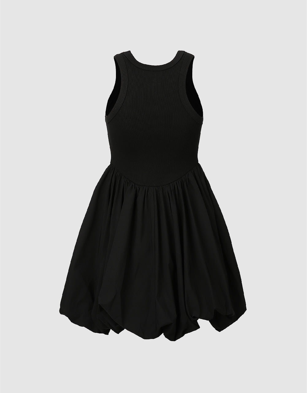 Sleeveless Crew Neck A-Line Dress