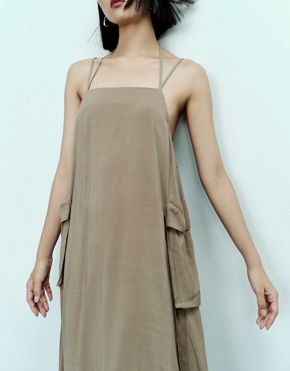 Sleeveless Midi A-Line Dress