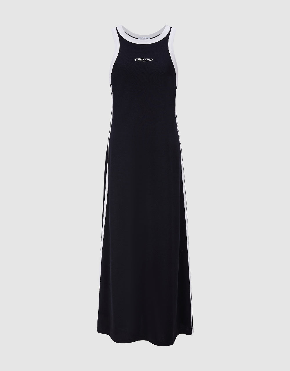 Sleeveless Crew Neck A-Line Dress