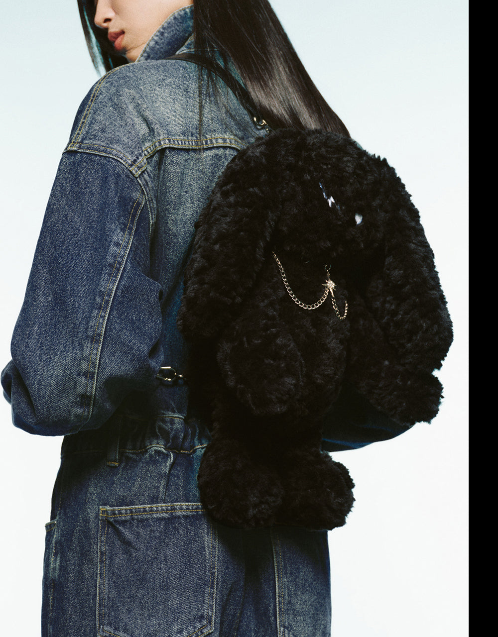 Loose Denim Jumpsuit