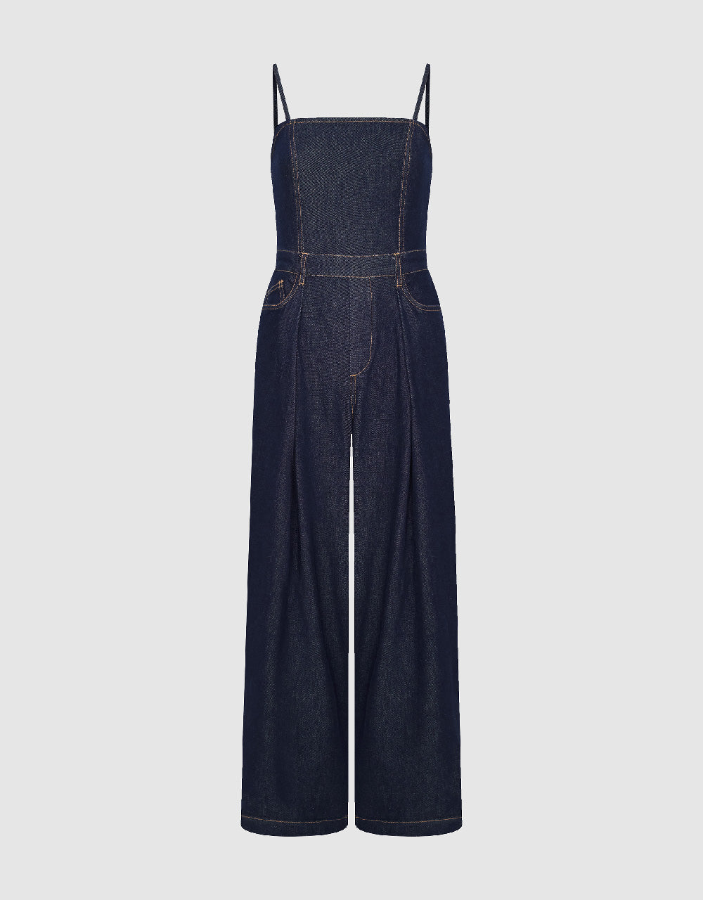 Denim Jumpsuits With Pockets