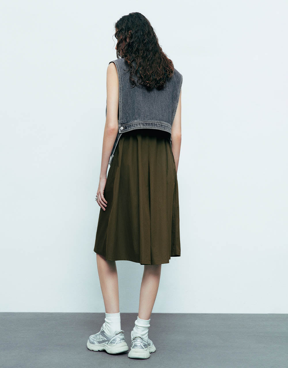 Lapel Denim Vest