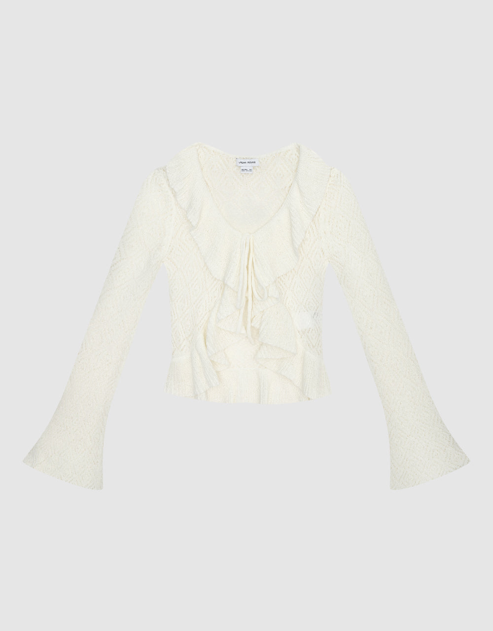 Butterfly Sleeve V-Neck Knitted Cardigan