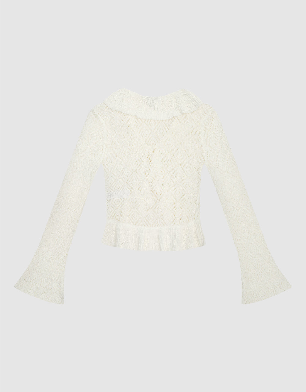 Butterfly Sleeve V-Neck Knitted Cardigan