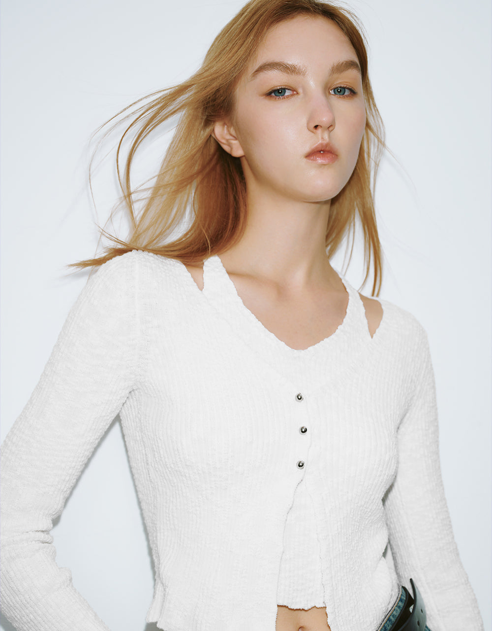 Halter Neck 2 In 1 Knitted Cardigan