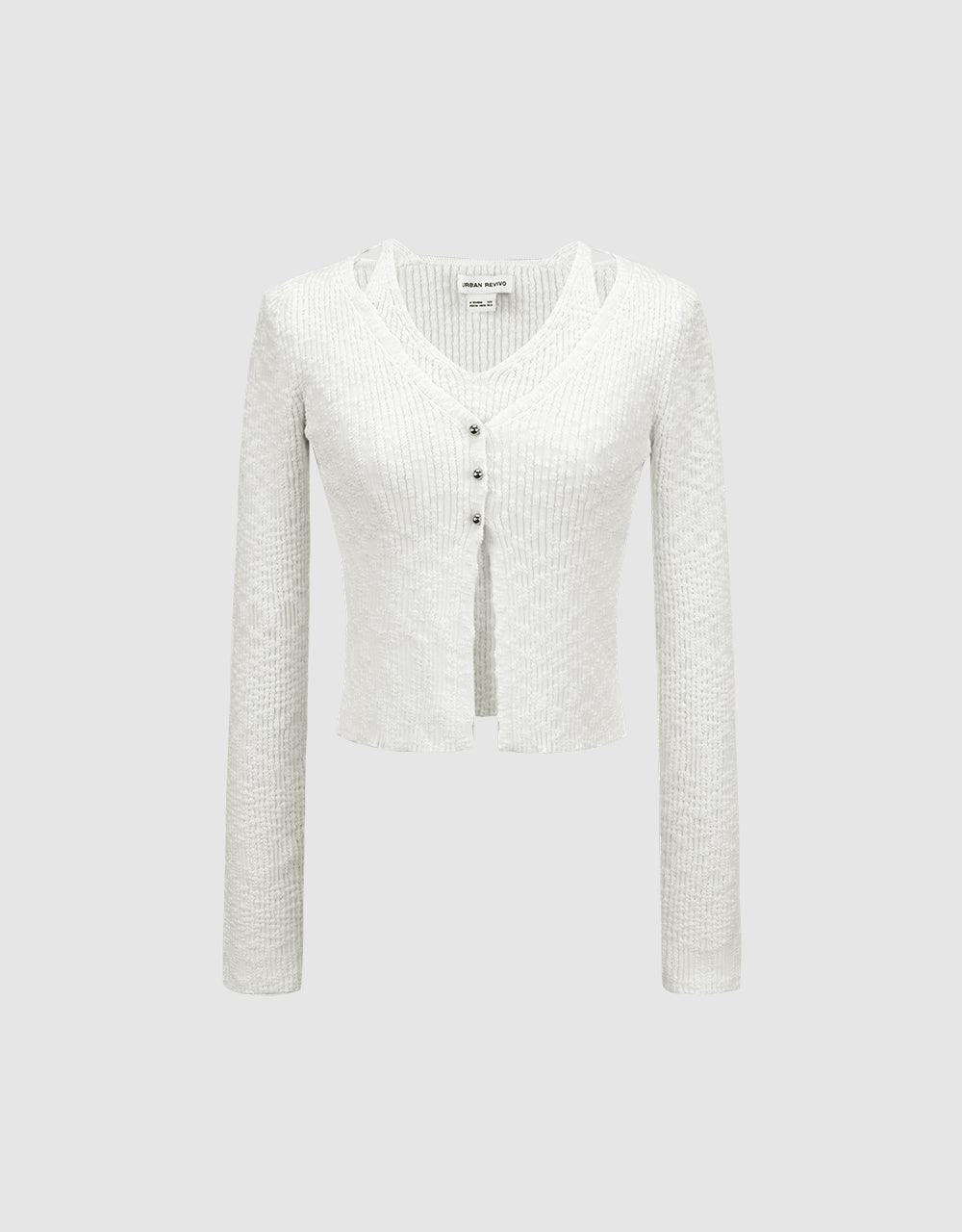 Halter Neck 2 In 1 Knitted Cardigan