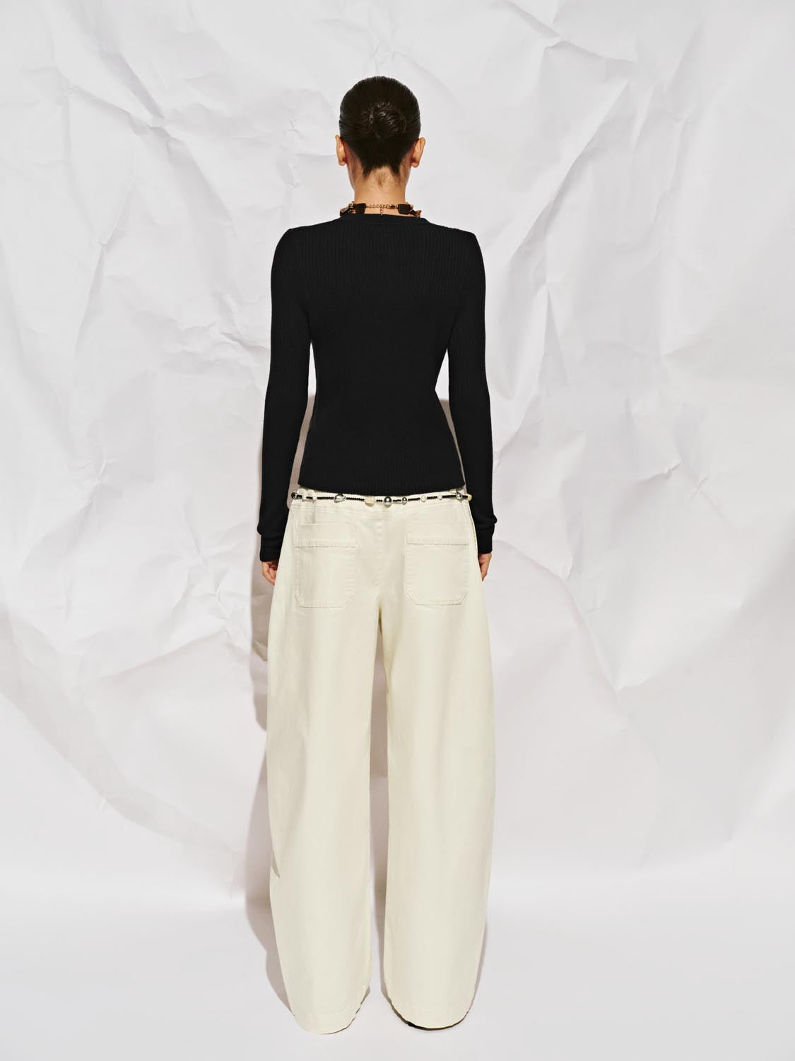 V-Neck Button Up Knitted Cardigan