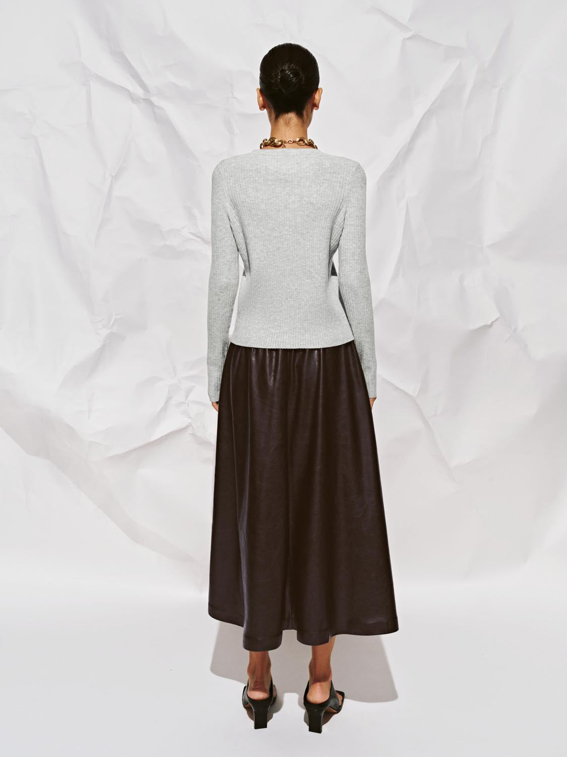 V-Neck Button Up Knitted Cardigan