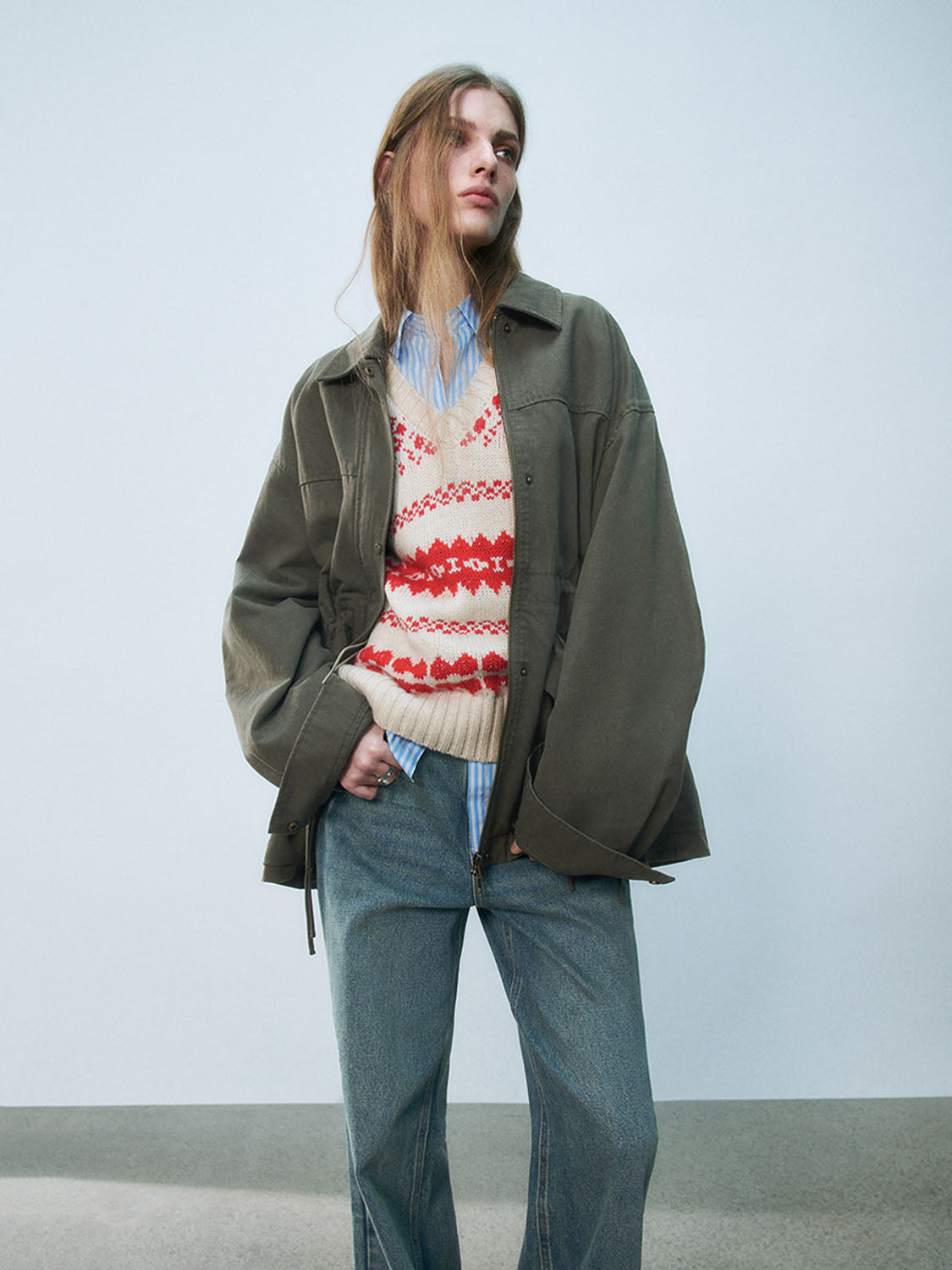 Loose Button Up Jackets