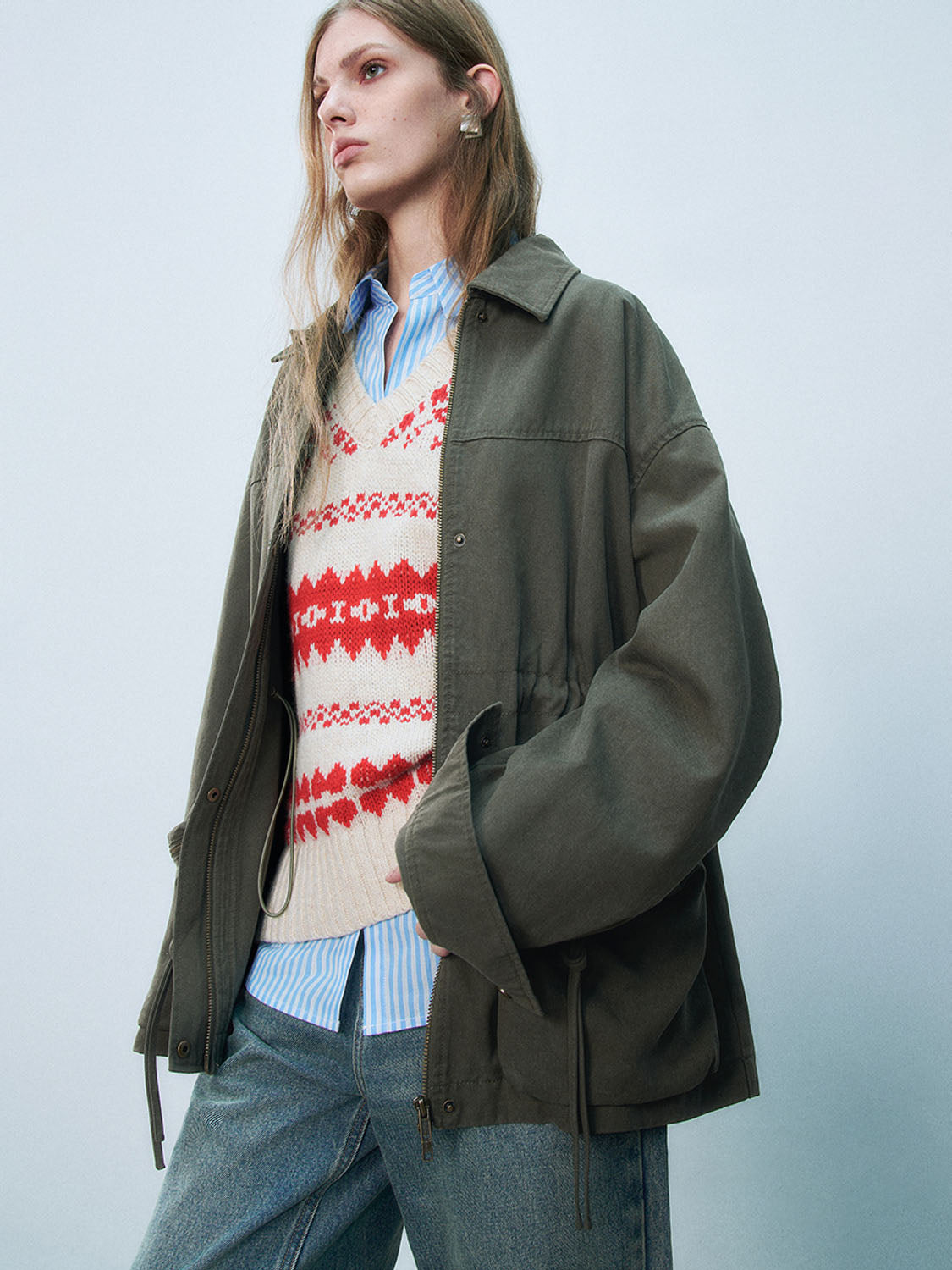 Loose Button Up Jackets