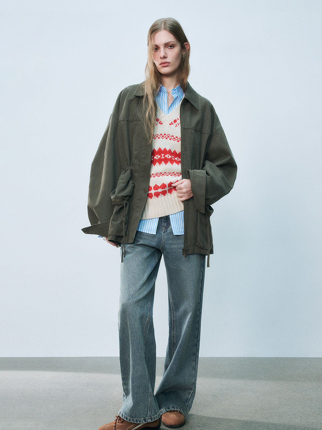 Loose Button Up Jackets