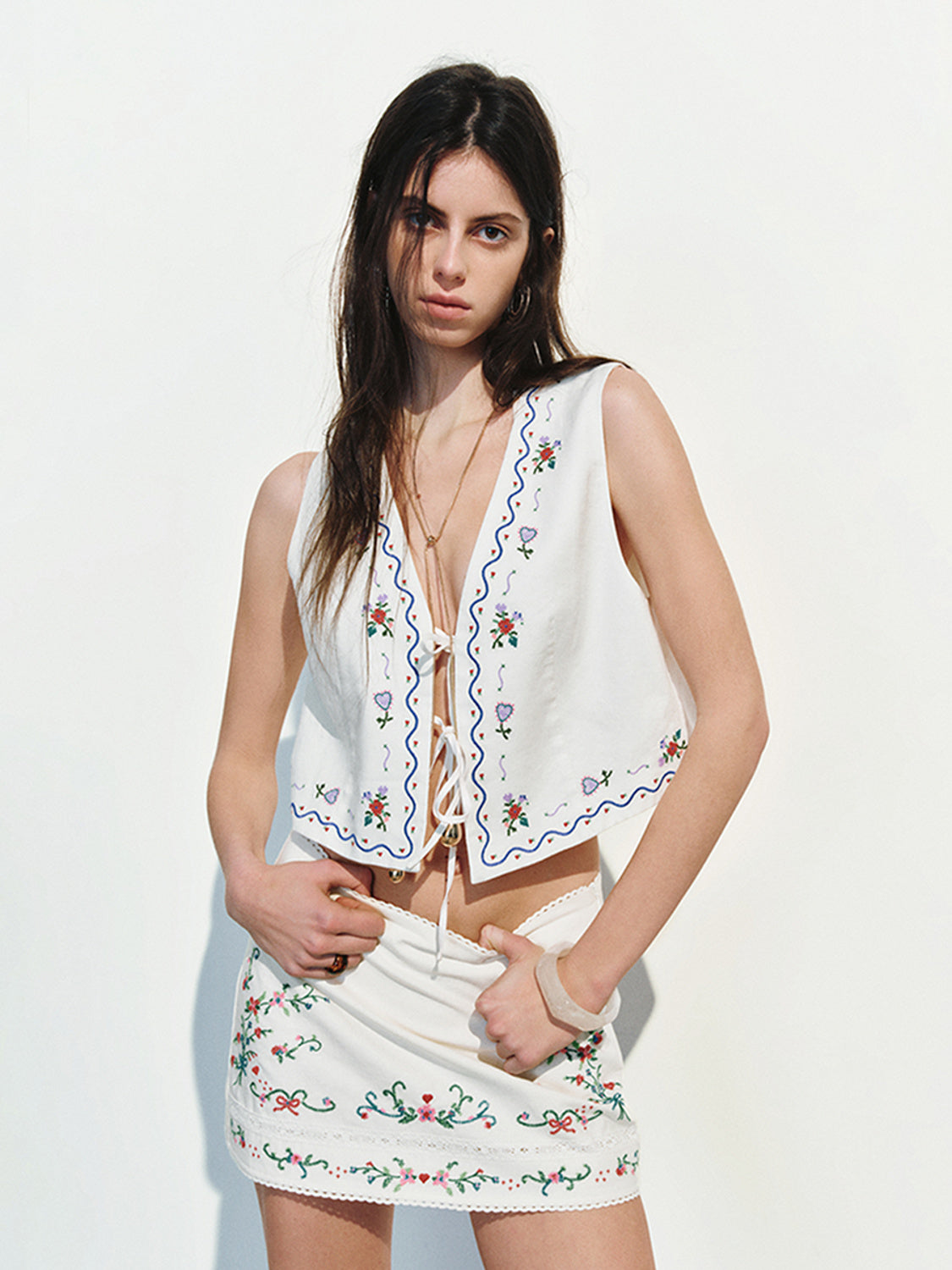 Floral Leisure Vests