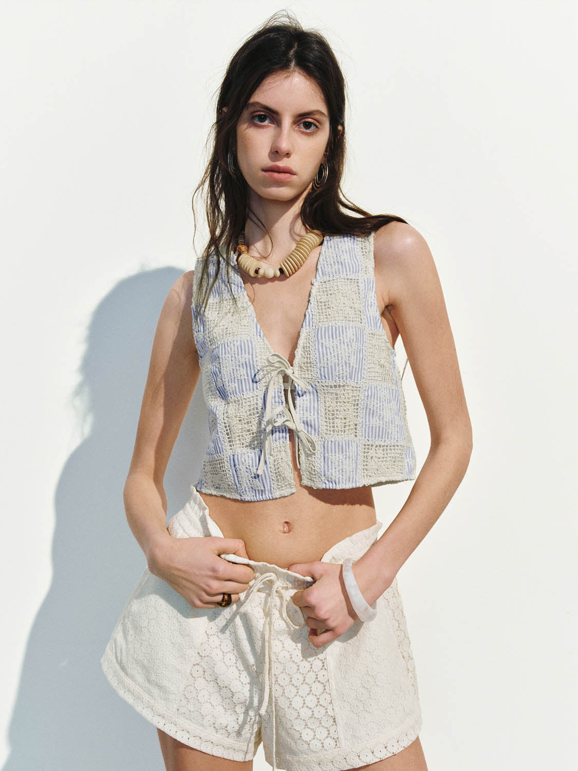 Lace Front Leisure Vests
