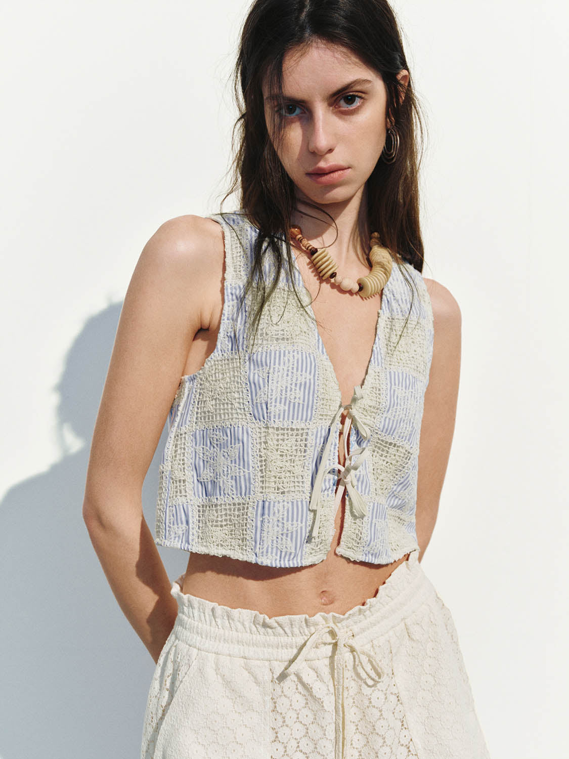 Lace Front Leisure Vests
