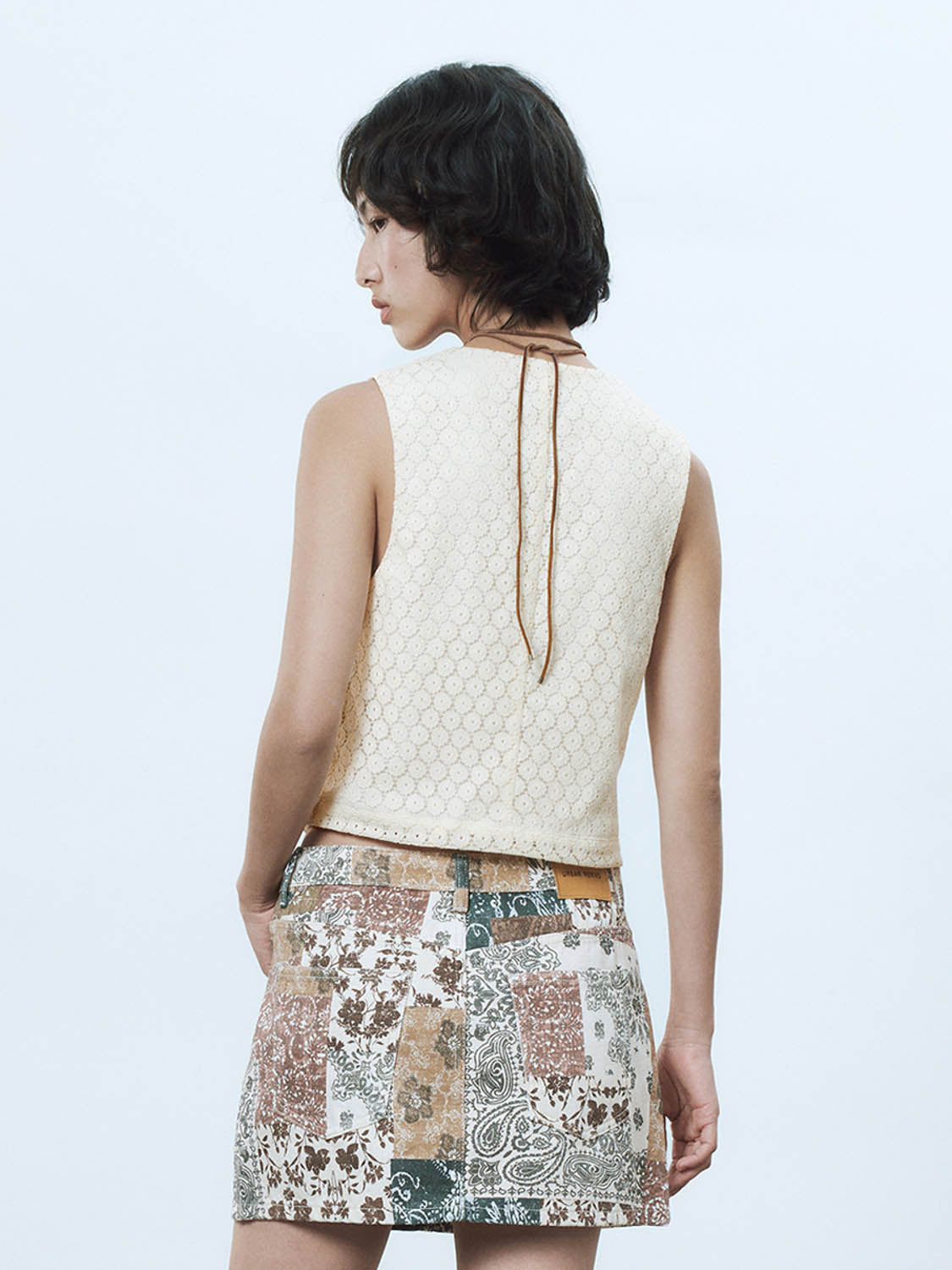 Leisure Lace Up Front Vests