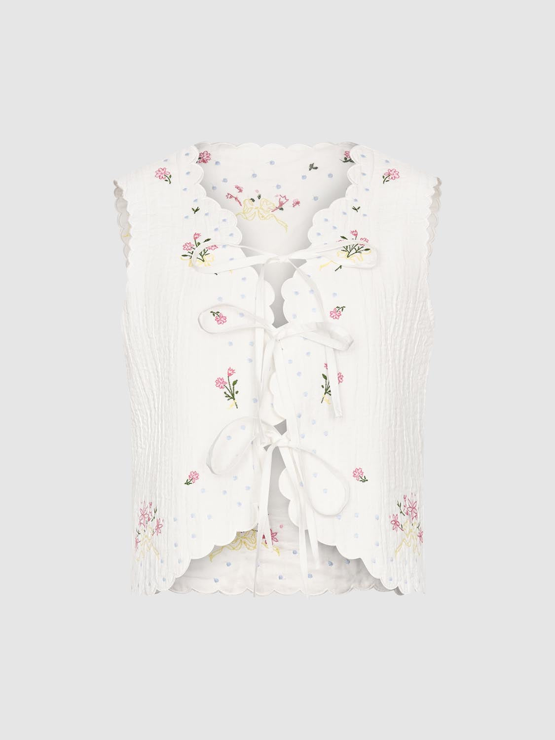 Floral Printed Leisure Vests