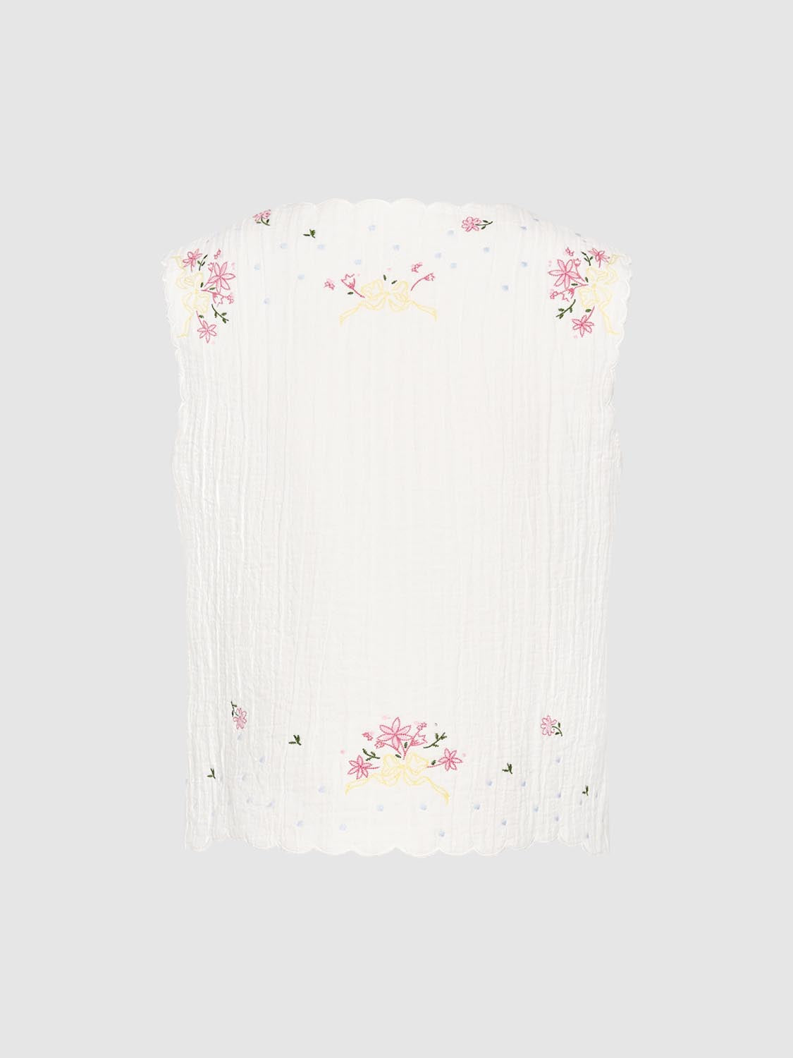 Floral Printed Leisure Vests