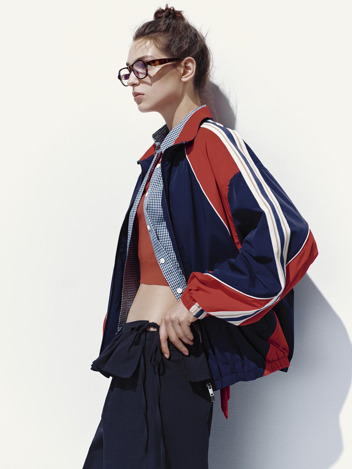 Colorblock Contrast Full Zip Jackets